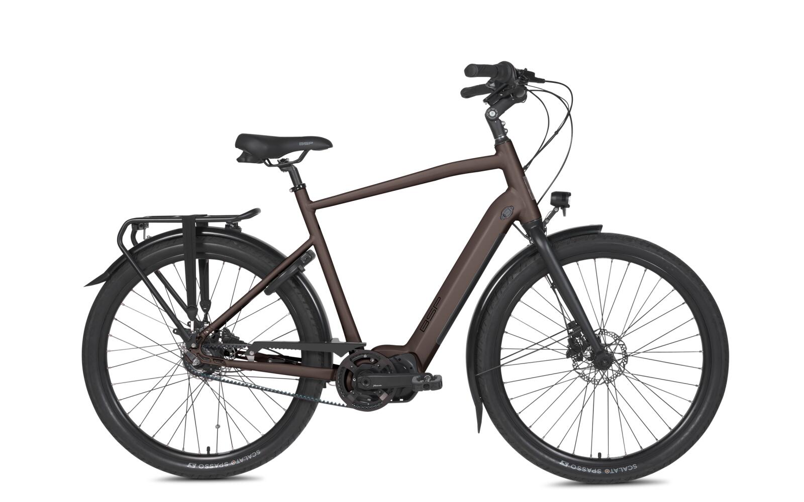 BSP city bike 622Wh, Shimano Nexus 8, brown