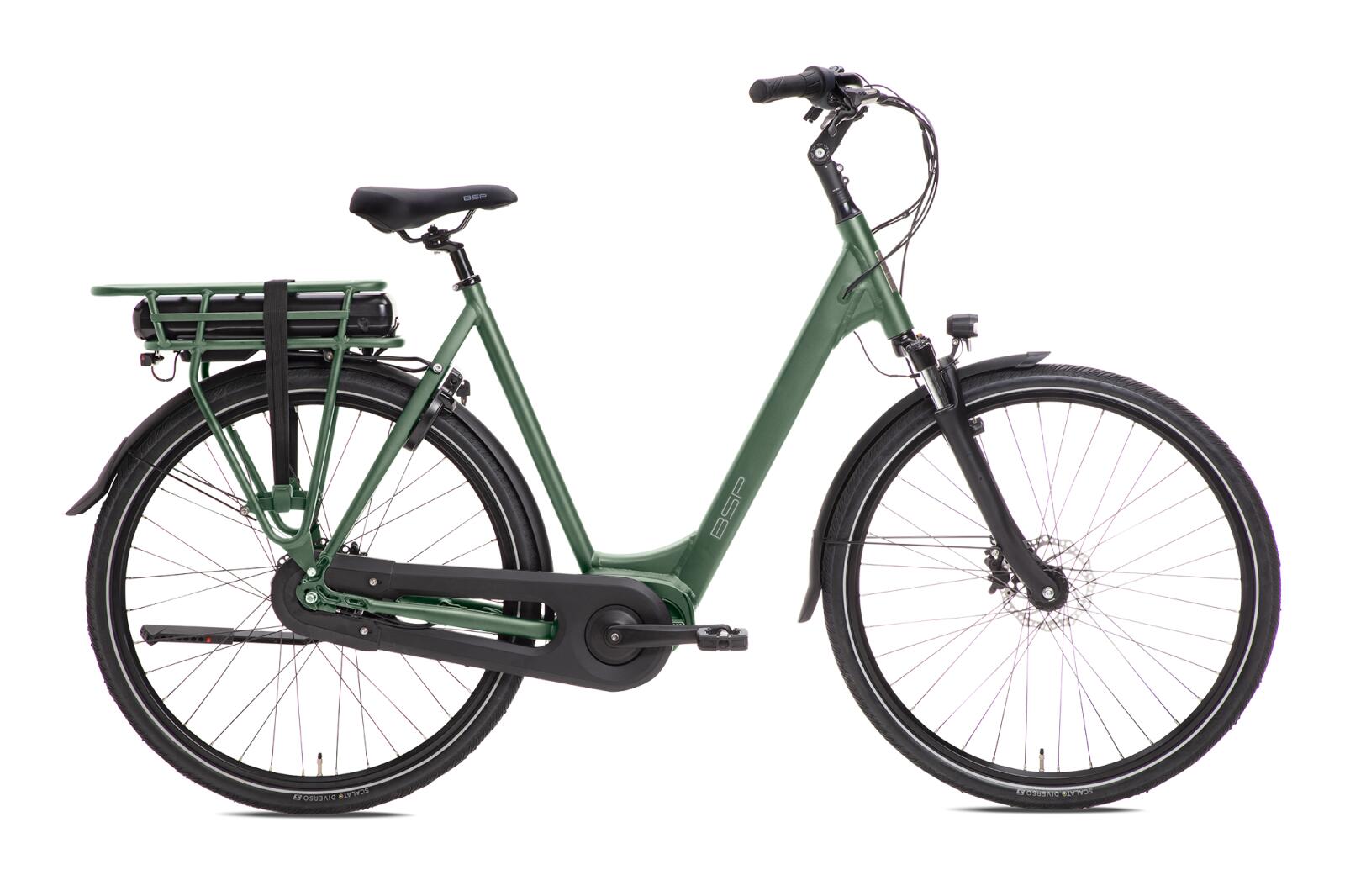 BSP city bike 343Wh, Enviolo CT, brown