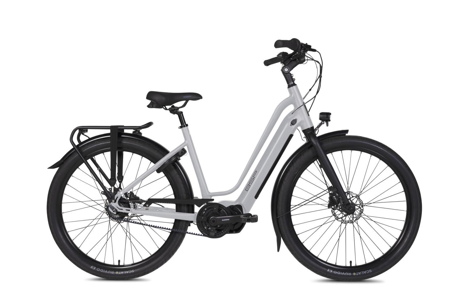 BSP city bike 622Wh, Shimano Nexus 8, grey/metal