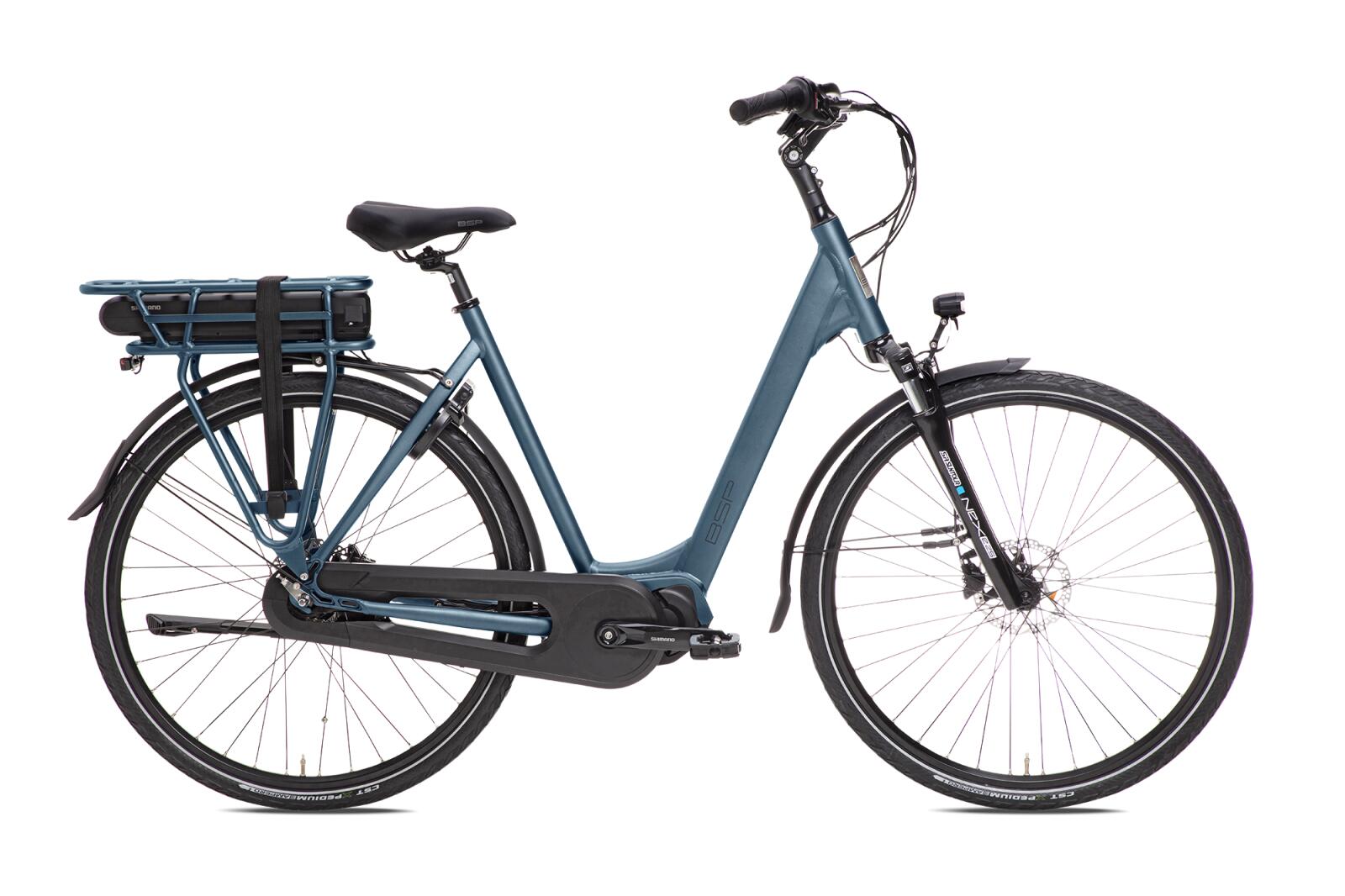BSP city bike 493Wh, Shimano Nexus 7, blue