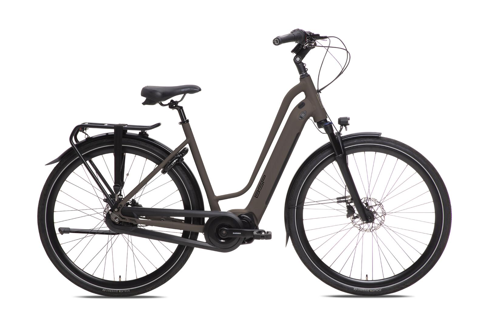 BSP city bike 622Wh, Shimano Nexus 7, brown